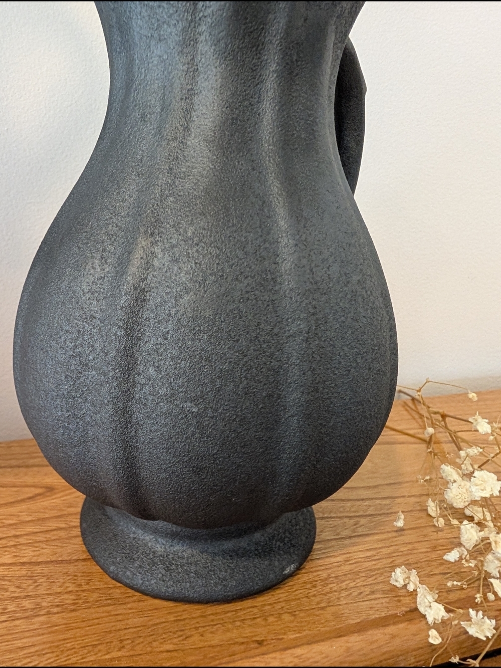 Textured Charcoal Pitcher - Picture 6 of 7